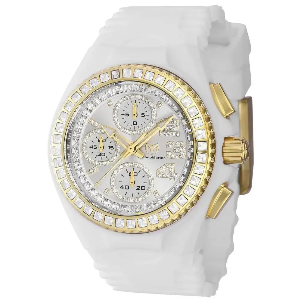 NWT TechnoMarine TM-121198 Cruise | Chronograph | Silver | Women's Watch
